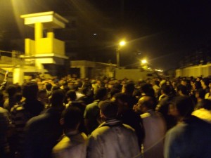 بالصور:قتيل و 6 جرحى فى أحداث الهجوم على مركز شرطة أبو كبير 3 DSC08064