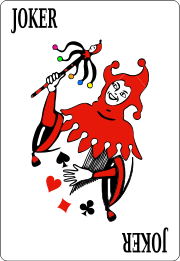 مقالات القراء | نهى مشهور تكتب : حد يفرط في الجوكر...؟ 9 180px Joker black 02.svg