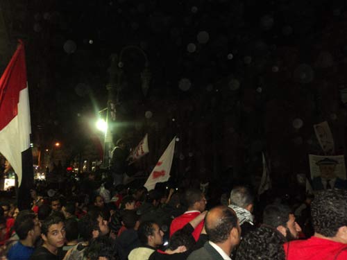 بالصور - شلل في "الإسعاف" وإغلاق شارع 26 يوليو في وقفة الألتراس والمتظاهرين أمام القضاء العالي 5 التراس4