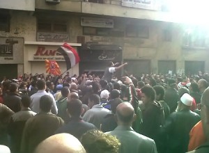 مسيرات بالزى الأسود فى الشرقية حدادا على ضحايا أحداث بورسعيد 1 مسيرات