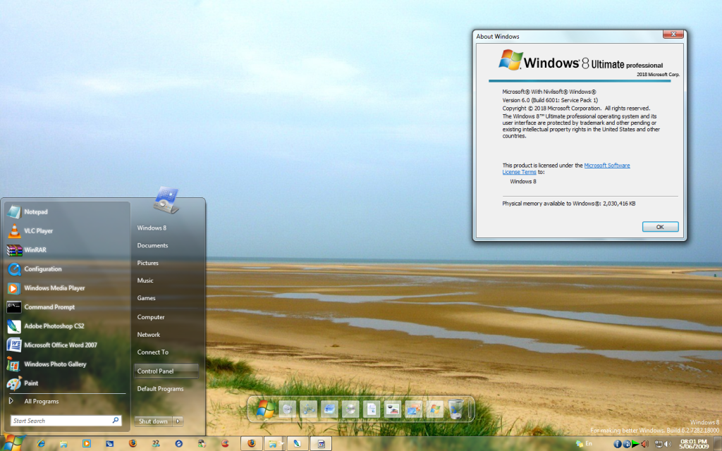 Windows 8 7282 RC by mufflerexoz