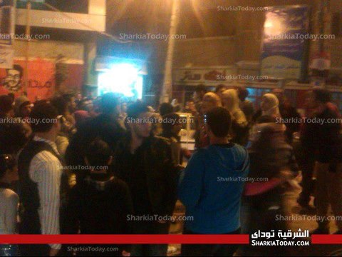 بالفيديو...مظاهره محدوده بالزقازيق تهتف باسقاط "المرشد" 1 22