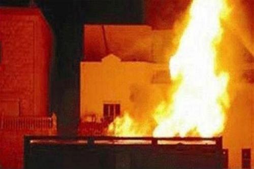 بالفيديو.. حريق بوزارة التموين ومدرسة الحوياتي وجانب من الجامعة الأمريكية 1 mw3gcruc_0