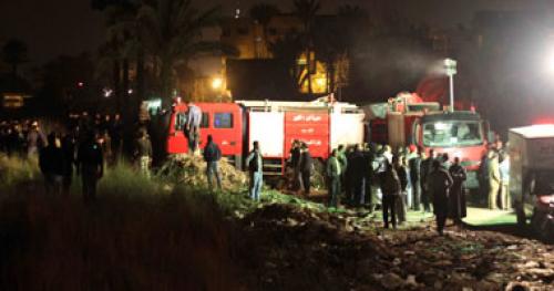مصدر قضائى: اللجنة الهندسية تتسلم جهاز سرعات قطار البدرشين لفحصه 1 حادث قطار البدرشين 2