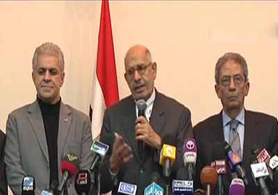 القصاص ومنع الأخونة ودستور لكل المصريين أهم مطالب «جبهة الإنقاذ» 1 موسى برادعى صباحى