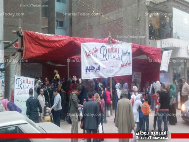 رسالة الزقازيق تدشن حمله بعنوان "ساعد غيرك" لمساعدة الطلبه المحتاجين 1 1