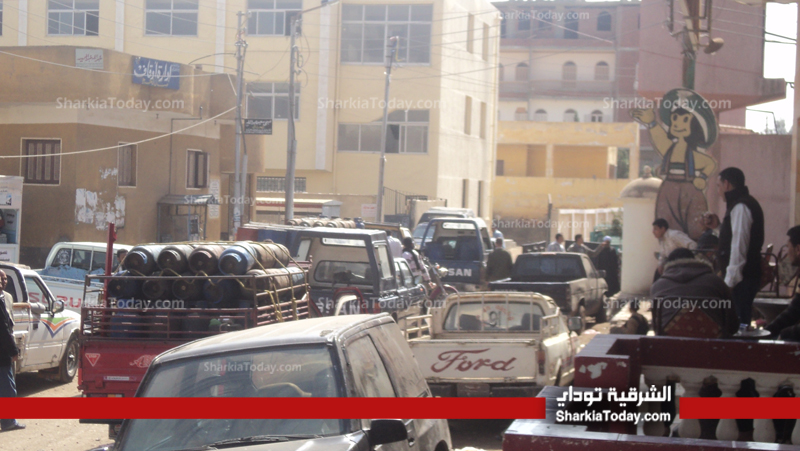 شرطة صان الحجر تظبط ثلاث سيارات محملة بالغاز والسولار قبل بيعها في السوق السوداء 1 DSC012645