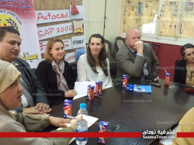 بعثة الاتحاد الأوروبي لمراقة الانتخابات تزور الجمعيات الأهلية بالشرقية 1 1