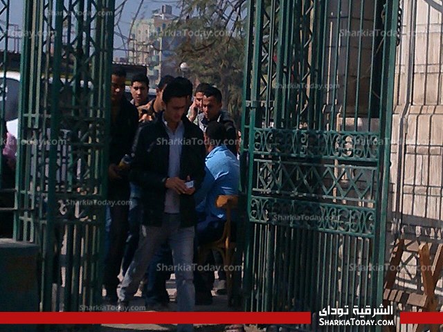 بدء انتخابات اتحاد طلاب جامعة الزقازيق وسط تامين شديد من قبل حرس الجامعه 1 1