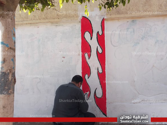 بالصور .. جرافيتي بدعو لإطلاق اسم" جيكا " علي احد الشوارع بالشرقية 3 2
