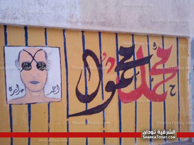 ثوار الشرقية يرسمون "جرافيتي الثوره" أمام منزل الرئيس بالزقازيق 3 2