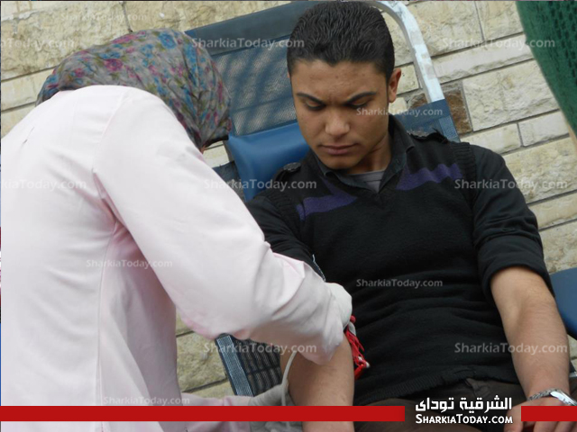 بالصور .. "الحصالة" تطلق حملة التبرع بالدم بجامعة الزقازيق 6 3