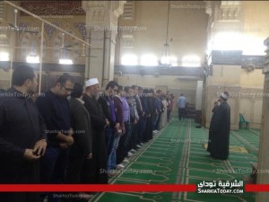 نشطاء يؤدون صلاة الغائب على يسرى سلامة بالزقازيق 1 محمد يسرى
