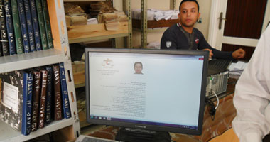 نيابة بلبيس تطلق أول وحدة تنفيذ أحكام بالحاسب الآلى فى الشرقية 1 جانب من الوحدة