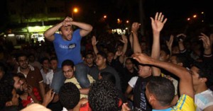 توقف الاشتباكات بين طلاب الأزهر والأهالى وفتح طريق الأوتوستراد 1 طلاب