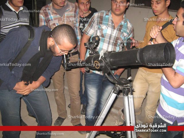 بالصور| طلاب علوم الزقازيق يرصدون الكواكب خلال "اليوم الفلكي" 1 3