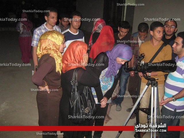 بالصور| طلاب علوم الزقازيق يرصدون الكواكب خلال "اليوم الفلكي" 4 4