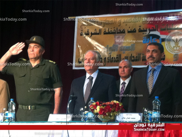 "المحاربين القدماء" تكرم أهالي شهداء ومصابي الجيش والشرطه بالشرقية 1 1