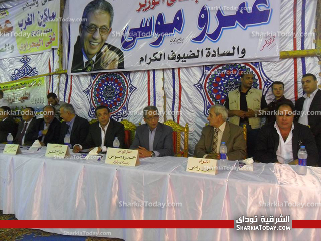 "عمرو موسي" يصل الي "الحسينيه" للمشاركه في المؤتمر الجماهيري المعد له 1 1