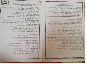 بالصور.. طلاب الثانوية يتبادلون ورقة يزعمون أنها امتحان اللغة العربية 2 17