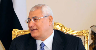 بيان بعد قليل من مؤسسة الرئاسة للتعليق على أحداث الحرس الجمهورى 1 الرئيس المؤقت عدلى منصور