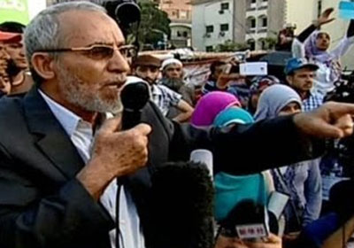 بديع: لن نتنازل عن سلميتنا.. وسنقابل الرصاص بالصدور العارية 1 «بديع»: لن نتنازل عن سلميتنا.. وسنقابل الرصاص بالصدور العارية