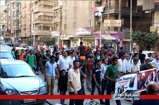 بالصور : مسيرات للقوي الثورية بالزقازيق لدعم الشرعية الثورية وبيان القوات المسلحة 2 oo