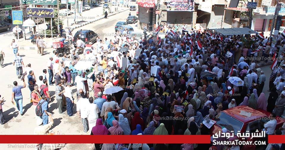 بالفيديو والصور : مسيرات لمؤيدي المعزول بالزقازيق 4 اخوان1
