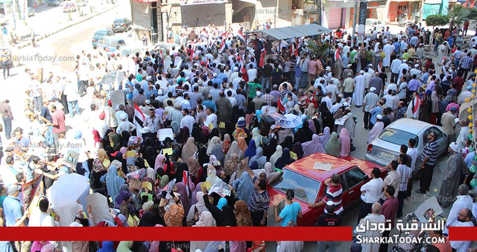 بالفيديو والصور : مسيرات لمؤيدي المعزول بالزقازيق 5 اخوان2