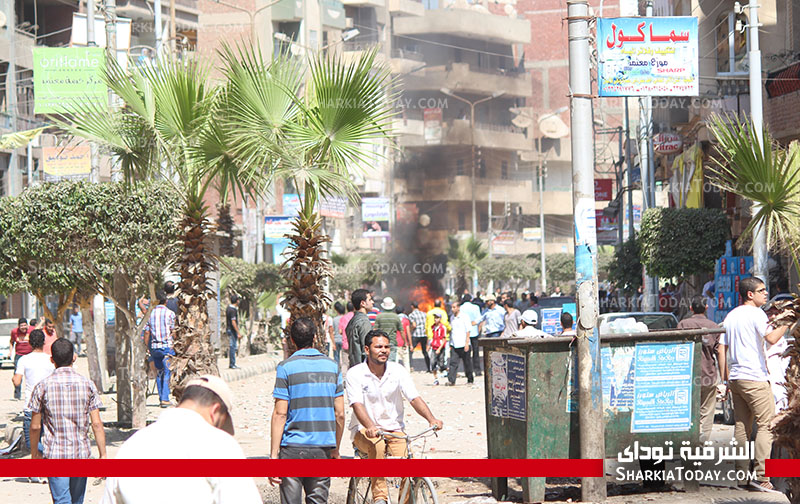 بالصور .. اشتباكات "عنيفة" بين الإخوان والأهالي بالزقازيق 4 277