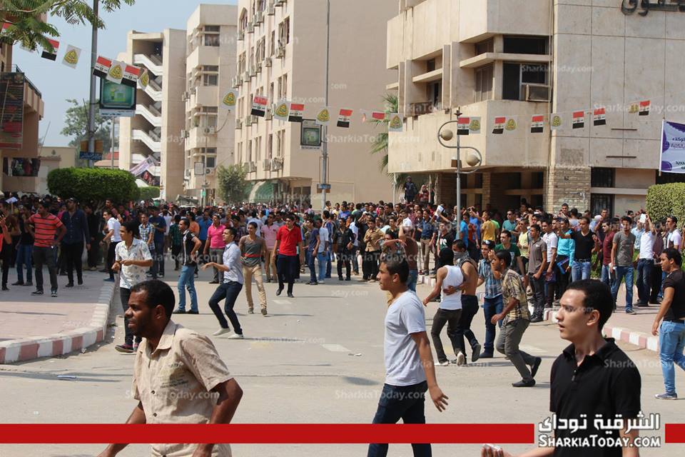 النيابة تبدأ التحقيقات فى اشتباكات جامعة الزقازيق 3 جامعة الزقازيق