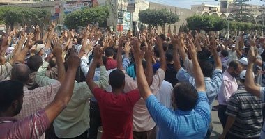 الاخوان ينظمون مسيرة بشوارع مدينة فاقوس 1 صورة أرش