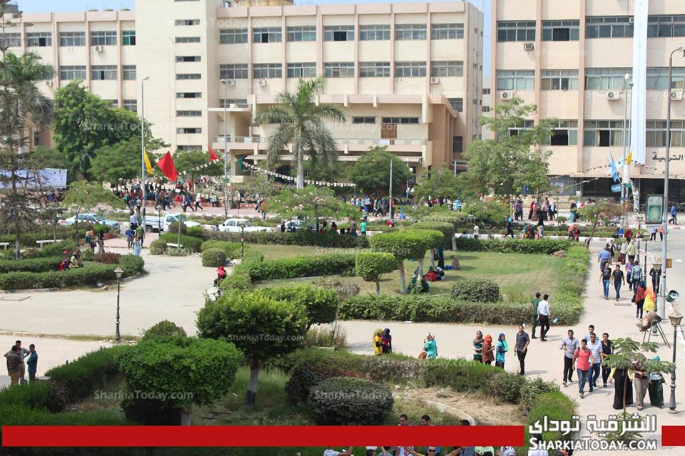 أمن جامعة الزقازيق يناشد الطلبة الالتزام بقواعد الحرم الجامعى 1 جامعة الزقازيق