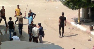 اشتباكات طلاب المحظورة والمستقلين تنتقل إلى مبنى رئاسة جامعة الزقازيق