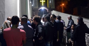 كنيسة الوراق تقدم للبابا تواضروس تقريرا عن ضحايا الهجوم الإرهابى 1 جانب من الهجوم على كنيسة الوراق
