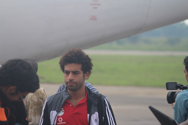 ننشر أول صور لوصول بعثة "الفراعنة" إلى كوماسى 5 Mohamed-Salah