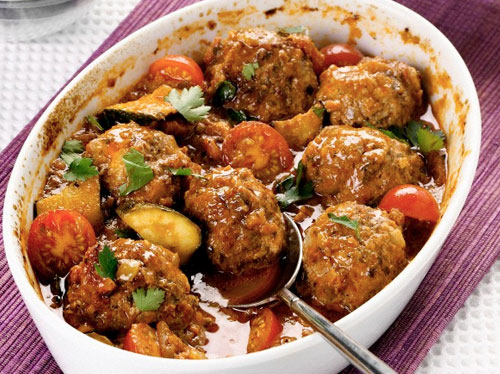 كرات اللحم بالمشروم 1 meatballs