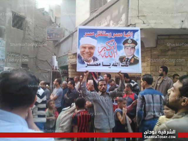 بالصور ..أهالي أبو كبير يحتفلون بالذكري الأربعين لنصر أكتوبر 2 شعراوي وسيسي