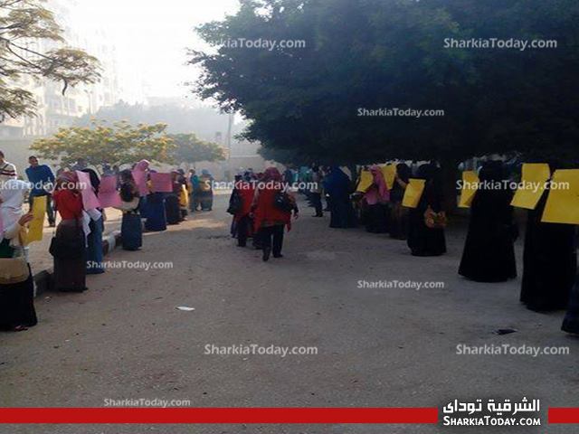 وقفة لطلاب كلية زراعة للإفراج عن زملائهم المعتقلين 2 2