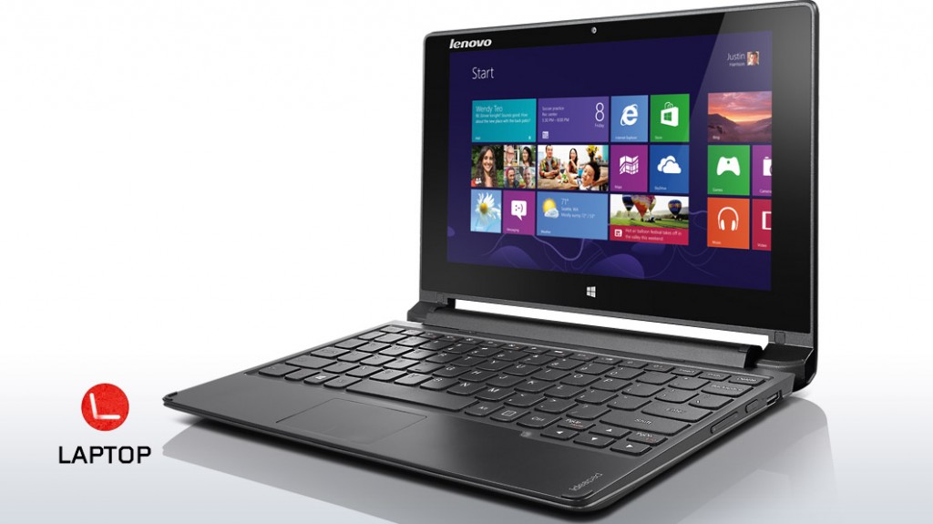 “لينوفو” تُطلق الحاسب المحمول ” Flex 10 “ 2 lenovo-convertible-laptop-flex-10-front-laptop-mode-2
