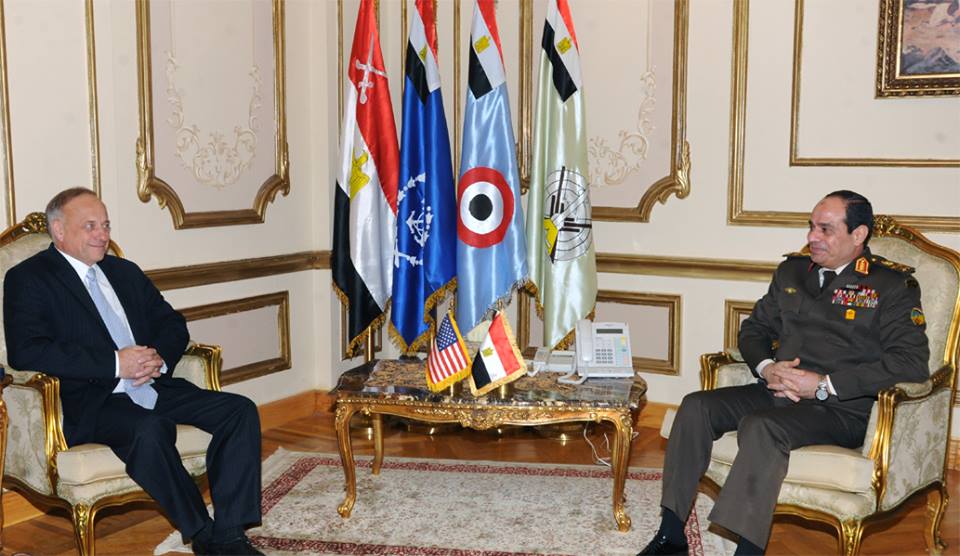 السيسى يلتقى عدد من نواب الكونجرس الأمريكى لبحث التعاون المشترك 1 1