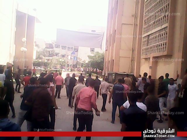 إصابة "10" طلاب فى أشتباكات بين طلاب جامعة الزقازيق 1 1