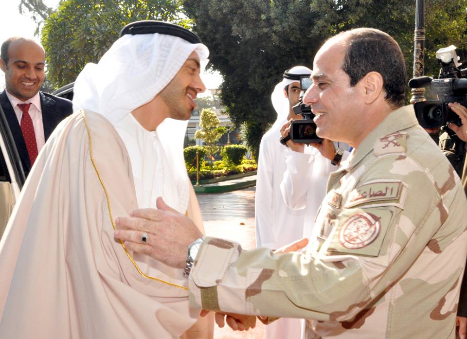 الفريق أول السيسى يلتقى وزير الخارجية الإماراتى 1 6
