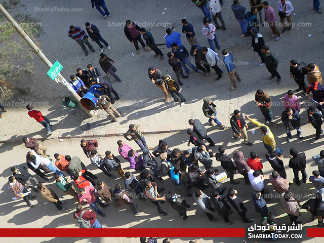 بالصور : مسيرات لطلاب الاخوان بهندسة الزقازيق 1 8