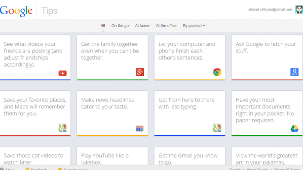 “جوجل” تطلق موقع النصائح Google Tips 1 Google-Tips-598x337