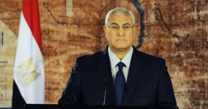 الرئيس الفلسطينى يهنئ عدلى منصور هاتفيًا بالنجاح الكبير للاستفتاء