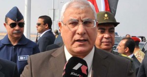 الرئيس منصور: إقرار الدستور بداية مستقبل واعد لمصر 1 الرئيس منصور