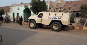 قوات الجيش تدخل قرية مرسى بالشرقية لتأمين الاستفتاء