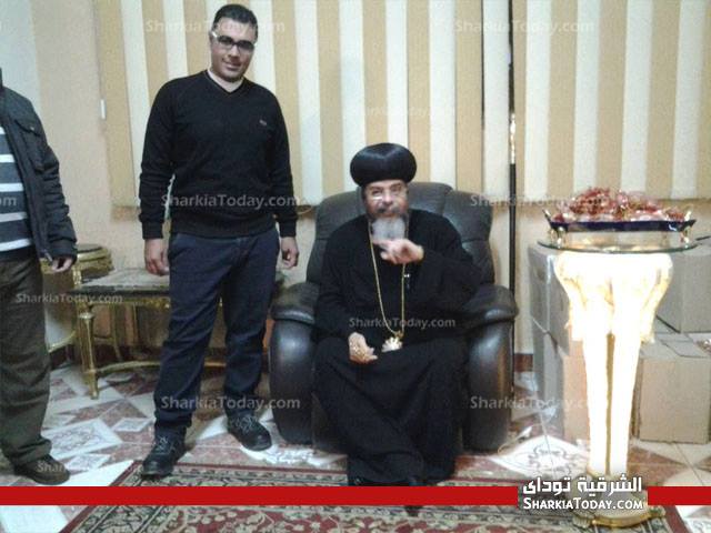 بالصور: القوى الثورية بالشرقية فى زيارة كنيسة ماريوحنا لتهنئة الاقباط بعيد الميلاد 2 2