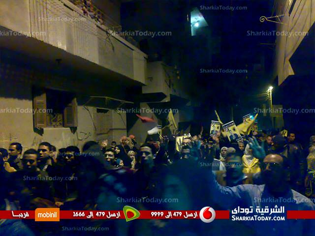 بالصور .. مسيرة لمؤيدي المعزول بالقرين 2 2